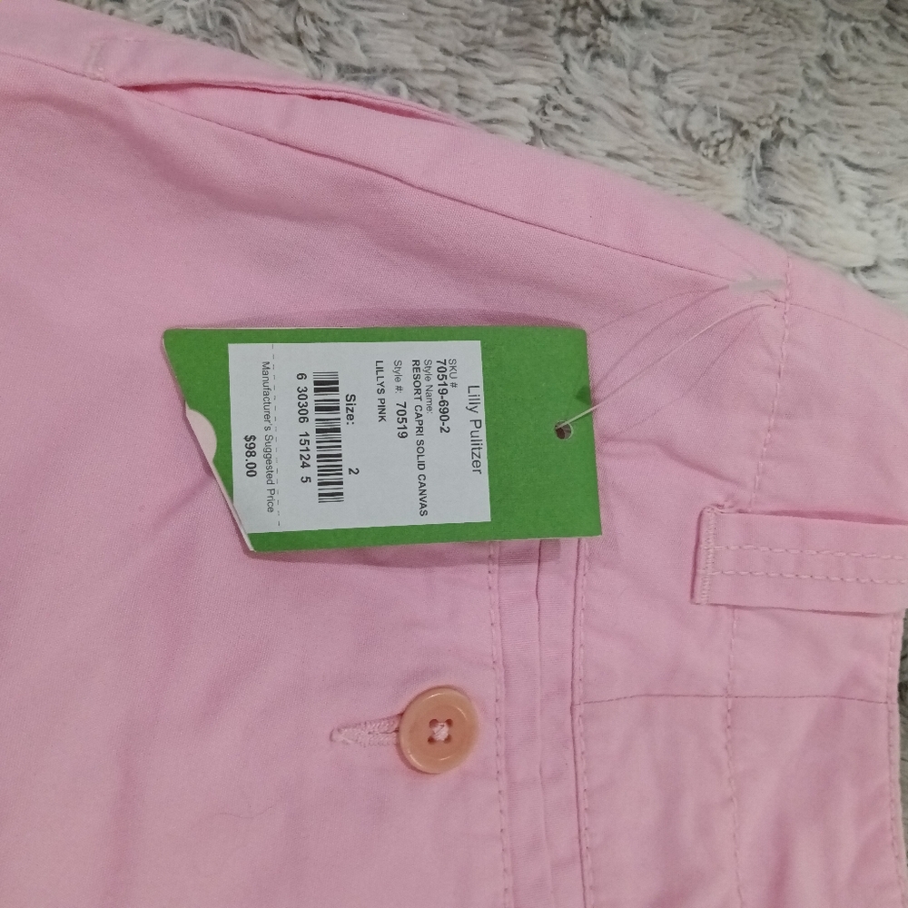Lilly Pulitzer Resort Capri, new with tags (size 2 in pink)
